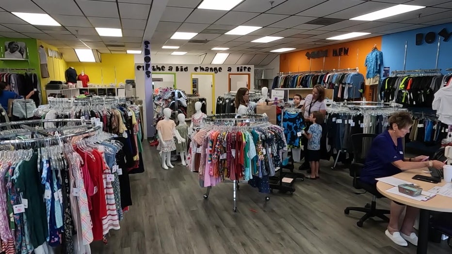 Pictured: Clothes To Kids.