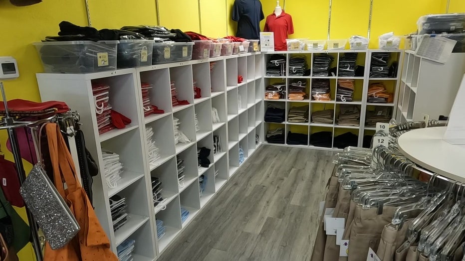 Pictured: Clothes To Kids.