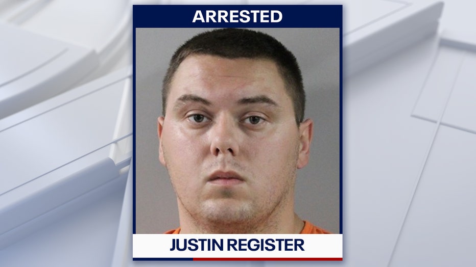 Mugshot of Justin Register. Courtesy: Polk County Sheriff's Office.