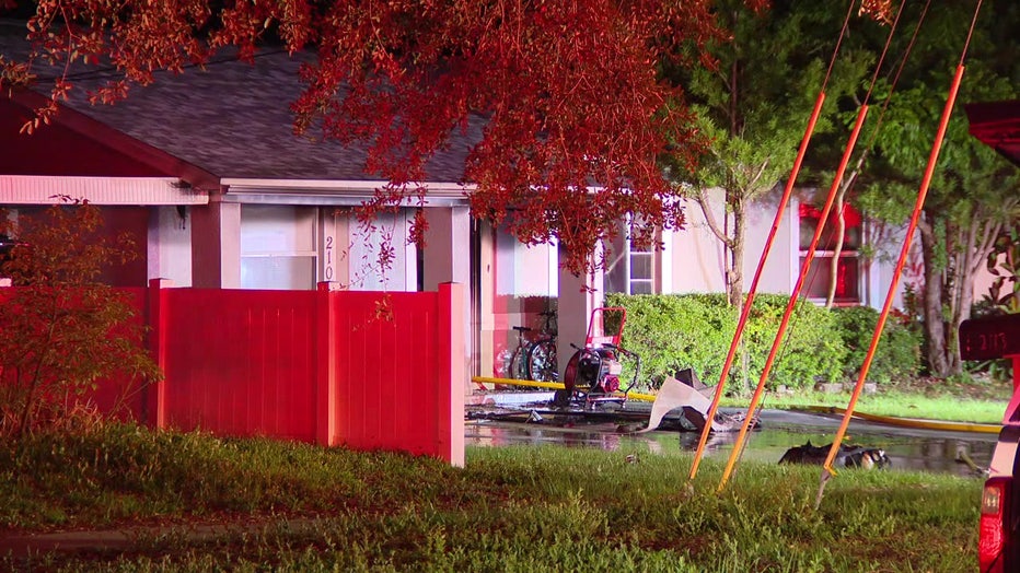 An early morning fire forced a family out of their home, according to Tampa Fire Rescue.