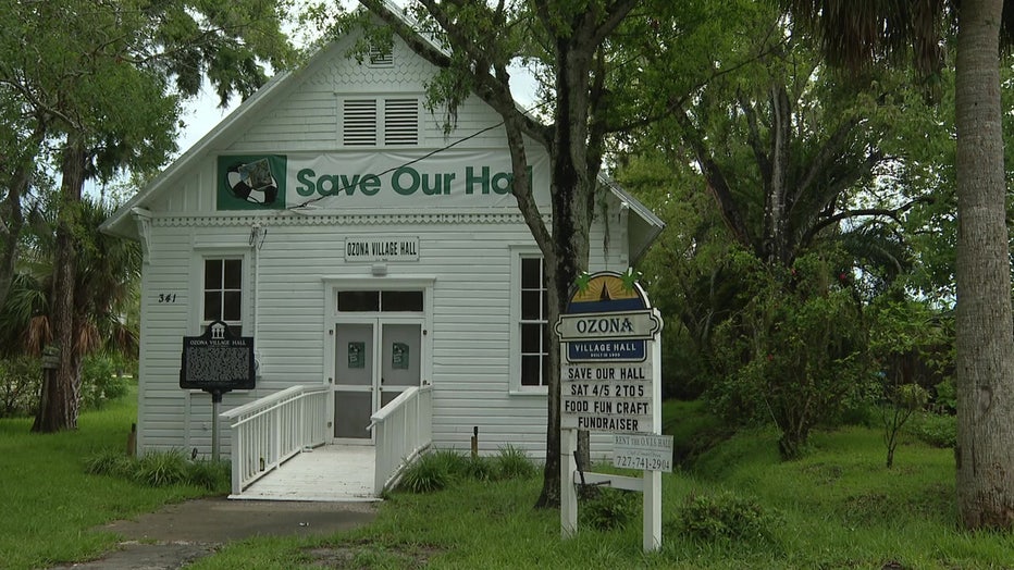 Pictured: Ozona Village Hall.
