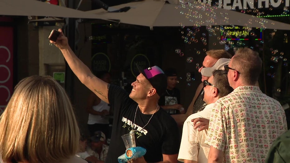 The St. Pete Pride organization held a block party on Central Ave. on Sunday night, closing down multiple blocks near 23rd Street South.