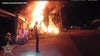 Video: Florida couple, dog rescued from burning mobile home