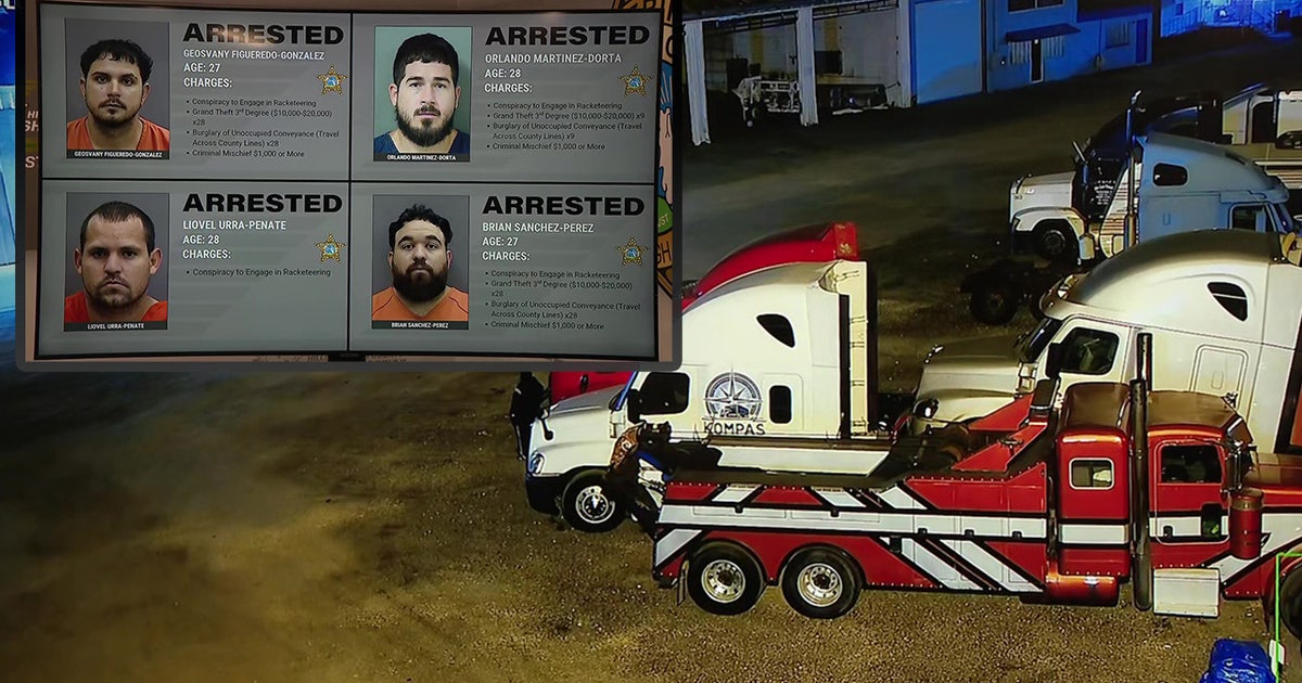 4 Cuban nationals arrested for operating trucking theft ring targeting ...