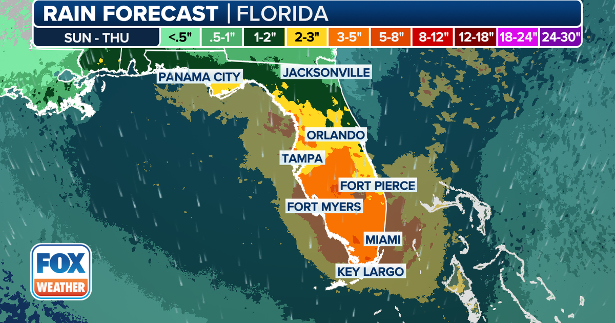 Florida in bull's-eye for heavy rains as developing system could become ...