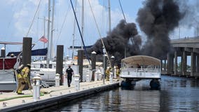 Bradenton boat fire closes portion of Riverwalk