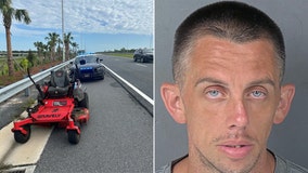 Florida man arrested for DUI on lawn mower along toll road: FHP