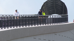 Legacy Trail pedestrian bridge over Clark Road opens ahead of the 4th of July holiday