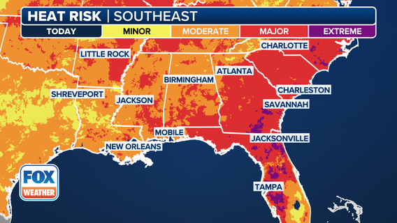 Florida sweats to hottest temperatures of summer so far with heat index climbing to 110 degrees in spots