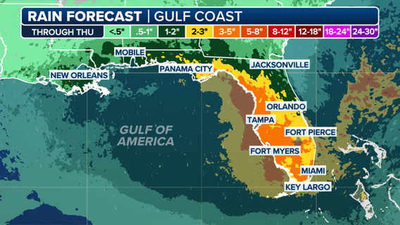 Tropical trouble monitored near Southeast US as new system packing heavy rains to douse Florida