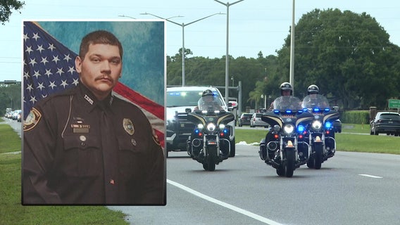Memorial service for 29-year-old Tarpon Springs police officer