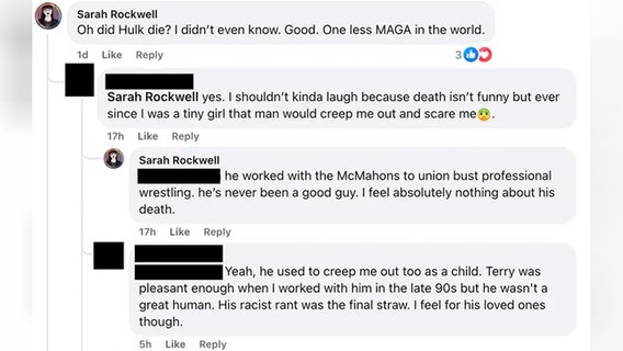 Florida county school board chair deletes comments celebrating Hulk Hogan's death as 'one less MAGA'