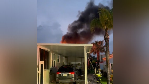 Lightning strike sets Clearwater home on fire: CFR