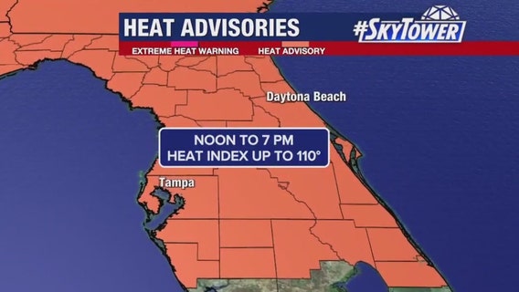 More hot, humid weather for Tampa Bay area Wednesday amid record-breaking week