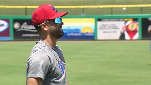 Son of World Series-winning manager plays for the Clearwater Threshers
