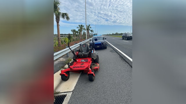 Florida man arrested for DUI on lawn mower along toll road: FHP