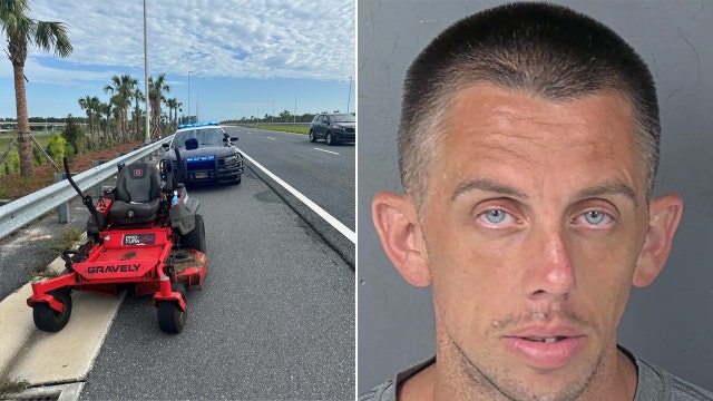 Florida man arrested for DUI on lawn mower along toll road: FHP