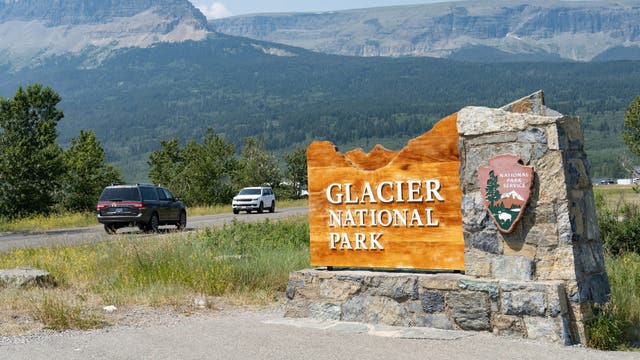 Glacier National Park visitors from Florida fall into creek while trying to take a photo