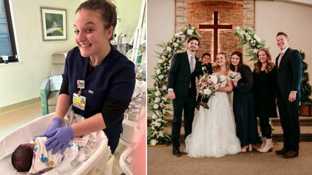Former NICU baby plays special role in Brandon nurse’s wedding