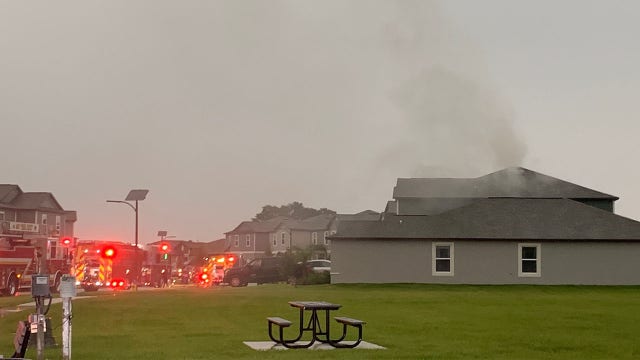 Pasco County home catches fire after reported lightning strike: Officials