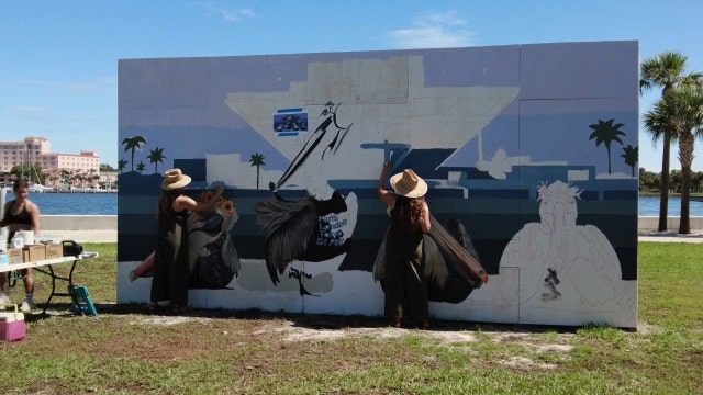 Bay Area artist helps bring St. Pete Pier's 5th anniversary to life with new mural series