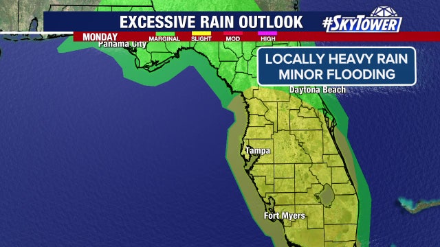 Rain, storms expected in Tampa Bay area as potential tropical disturbance moves over Florida