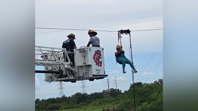 Woman stuck on zip line over water rescued: CFR