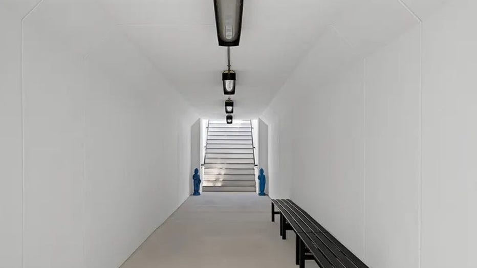 The home features an underground tunnel that leads to an oceanfront cabana. (Legendary Productions / Luxury Resort Portfolio)