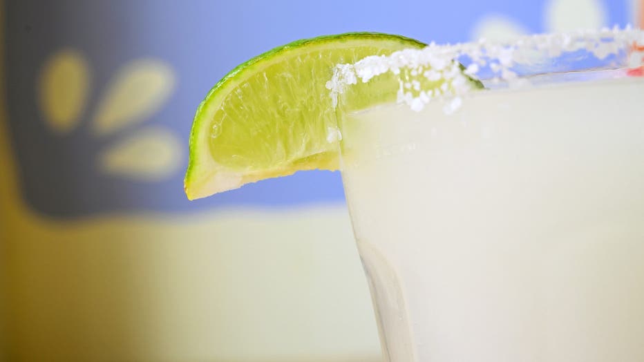 PORTLAND, ME - AUGUST 7: Frozen margarita at Mesa Grande Taqueria Wednesday, August 7, 2024. (Shawn Patrick Ouellette/Portland Press Herald via Getty Images)