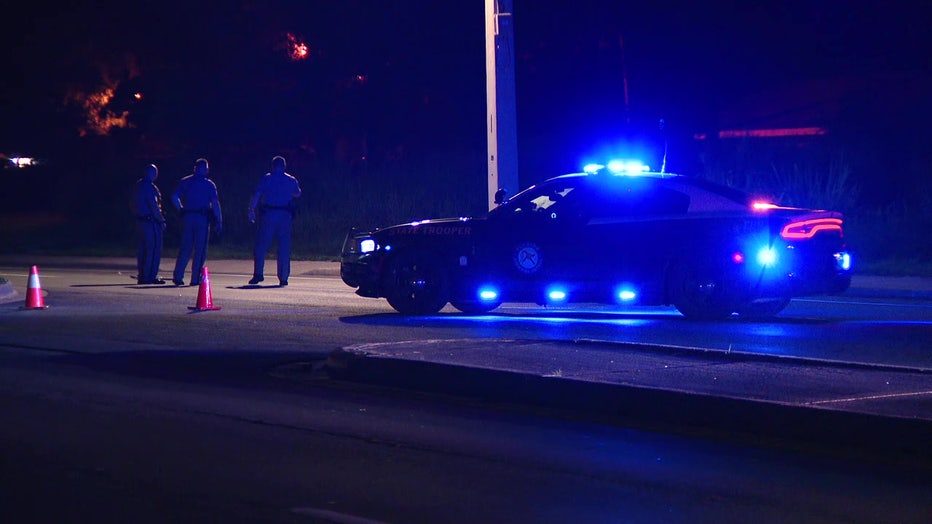A pedestrian was hurt in a hit-and-run early Monday in Sarasota County, according to troopers.