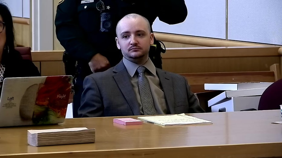 Pictured: Shelby Nealy in court during his sentencing trial.