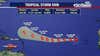 Tropical Storm Erin forms just west of the Cabo Verde Islands
