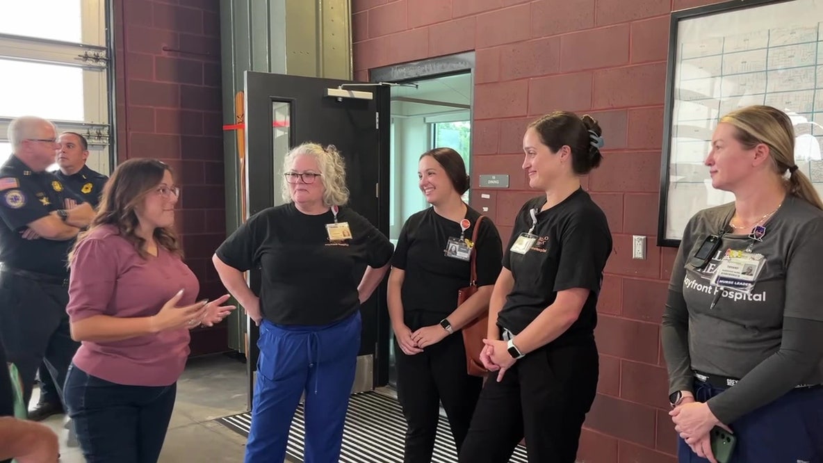 St. Pete woman reunites with first responders who saved her life