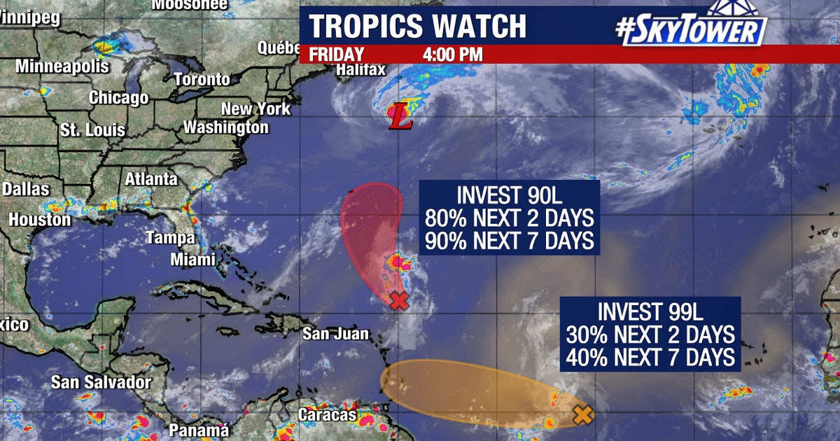 NHC watching 2 tropical waves in Atlantic as Erin moves away from U.S ...