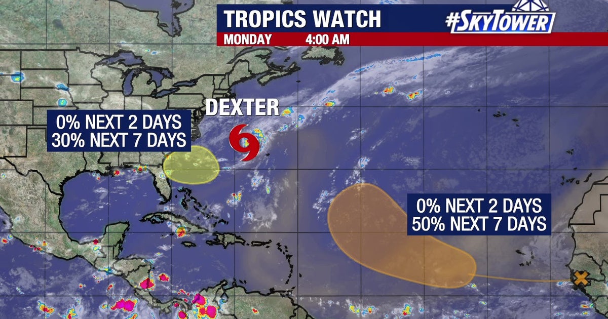 Tropical Storm Dexter forms, NHC monitoring 2 other areas in Atlantic ...
