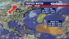 Robust tropical wave (now Invest 97L) emerges off the coast of Africa