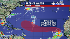 Tropical wave looking more robust off Africa's coastline