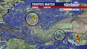 Tropics are waking up with several areas of possible development