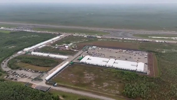Group protests in name of man housed at Alligator Alcatraz
