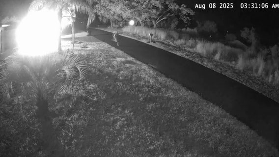 Caught on camera: Suspects set car on fire, burn down Babson Park home