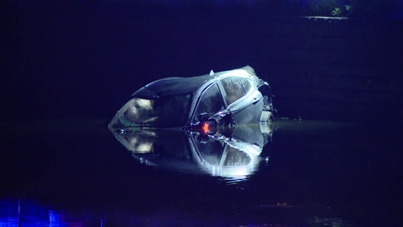 Car found in pond after pursuit of robbery suspects who got away: FHP