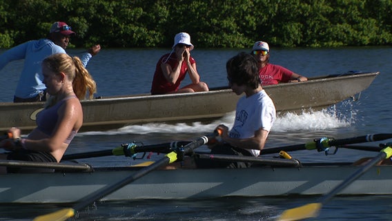 Plant High School rowing appreciates guidance from Olympian Jenny Casson this summer