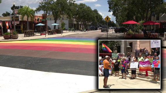 Future of two St. Pete street murals uncertain as leaders respond to new state, federal mandates