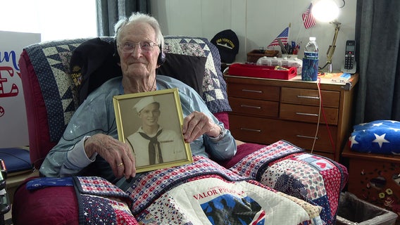 World War II veteran, remaining survivor of U.S.S. Yorktown to celebrate 101st birthday in Polk County