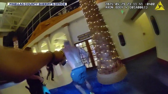 Video released of Pinellas County deputy getting kicked by lottery winner