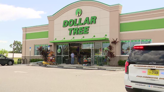 SUV slams into Ruskin Dollar Tree