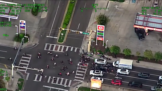 200 riders on dirt bikes, e-bikes and bikes swarm streets of Tampa