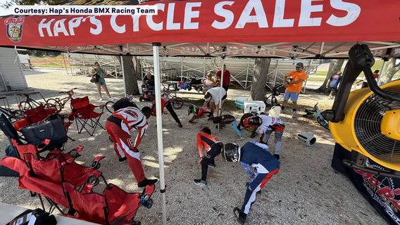 Community helps support Hap's Honda BMX racing team after theft