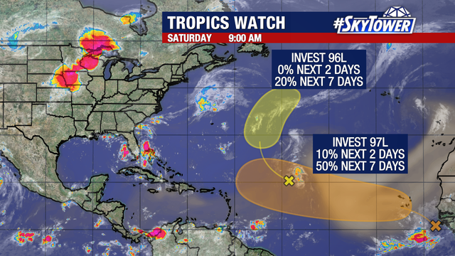 Robust tropical wave (now Invest 97L) emerges off the coast of Africa