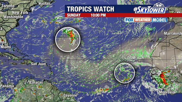Tropics are waking up with several areas of possible development